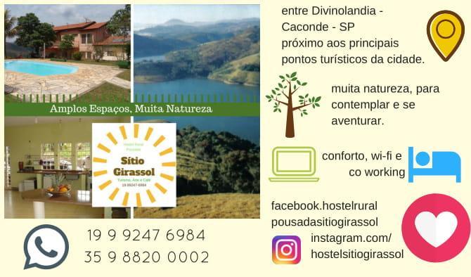 הוסטל קאקונדה Sitio Girassol מראה חיצוני תמונה